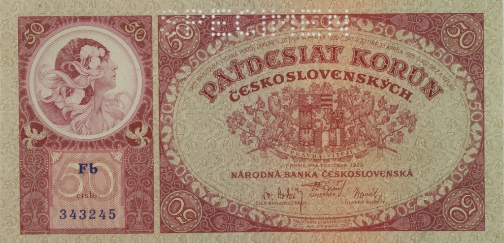 Czechoslovakia Mucha front