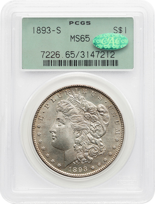 1893-S Morgan dollar