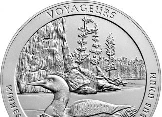 Voyageurs 5-ounce silver ATB coin