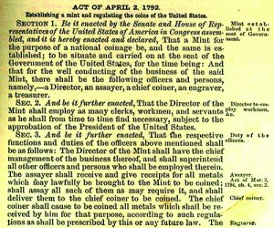 1792 Mint Act