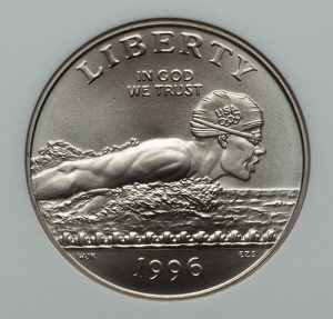 Atlanta Olympics Swimming coin