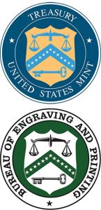 Seals of U.S. Mint and BEP