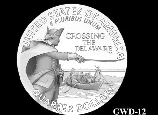 Washington Crossing The Delaware 2021 Quarter