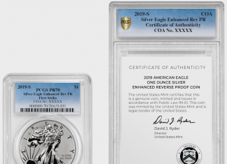 2019-S Enhanced Reverse Proof American Silver Eagle