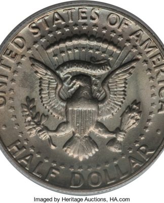 1982 No FG Kennedy Half Dollar Reverse