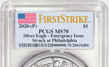 PCGS 2020-P American Silver Eagle