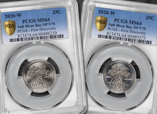 PCGS 2020 Salt River Bay Quarter Quest Winners