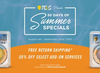 PCGS 50 Days of Summer Specials Graphics 1200x488