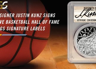 PCGS Basketball Hall of Fame Justin Kunz