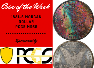 1881-S Morgan Dollar MS65