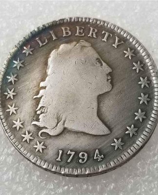 Fake 1794 $1 obverse