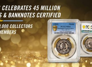 PCGS 45 Millionth Coin/20,000th Collectors Club Member