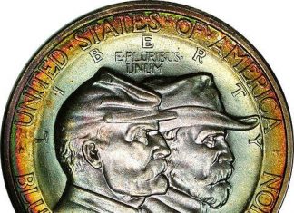 1936 Battle of Gettysburg half dollar