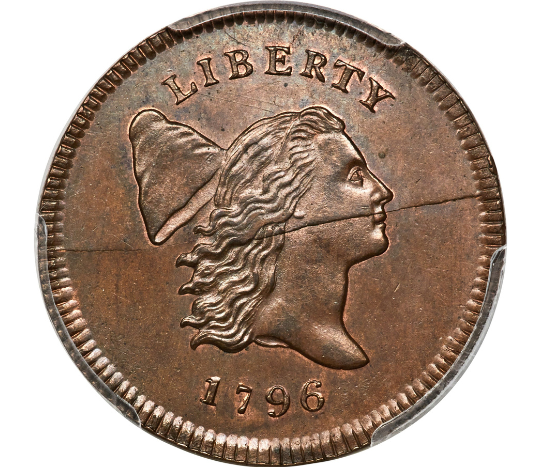 PCGS Coin of the Week: 1796 Liberty Cap No Pole Half Cent