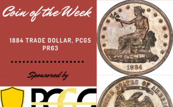 1884 Trade Dollar, PCGS PR63