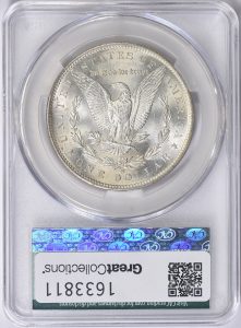 MS-64 1891-S Morgan silver dollar